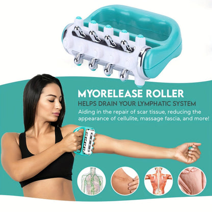 Enyhítse A Cellulitot, A Triggerpont Fájdalmat És Az Izomfeszülést Ezzel A Mini Myofascial Release Eszközzel – Tökéletes Férfiaknak És Nőknek!Triggerpont masszírozó-1