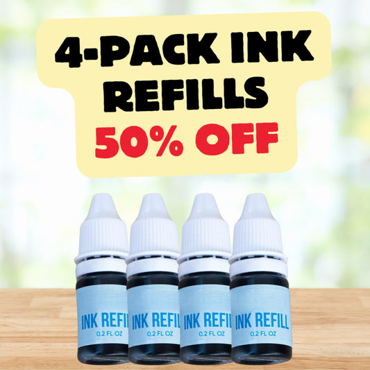 4 Black Ink Refills