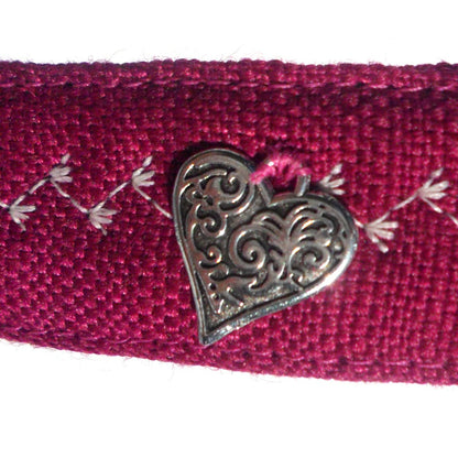 Prediletto Handmade Valentine Heart Dog Collar-2