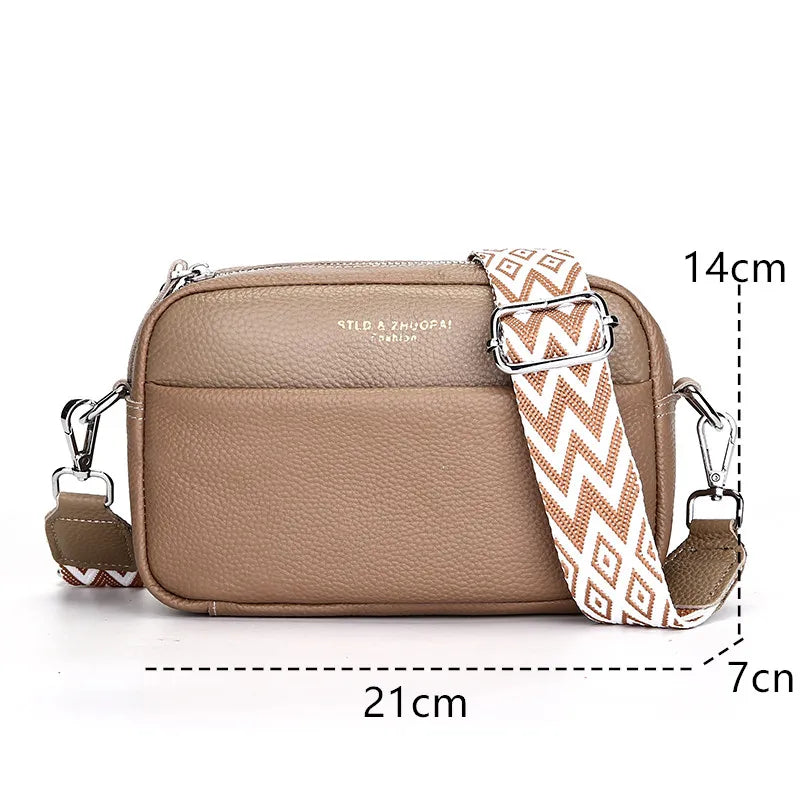 BASIA - Leren Crossbody Handtas