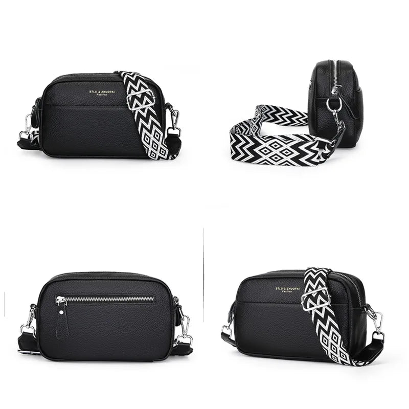 BASIA - Leren Crossbody Handtas