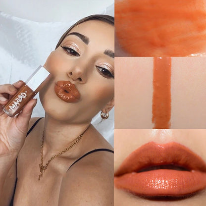 Verhoog je Glans: FB Gloss Bomb Cream Heat High Shine Glitter Lipgloss - Vochtinbrengende Plumper voor Langdurig Weelderige Lippen (9ml)