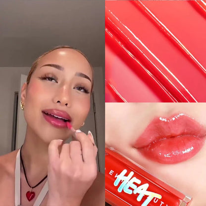 Verhoog je Glans: FB Gloss Bomb Cream Heat High Shine Glitter Lipgloss - Vochtinbrengende Plumper voor Langdurig Weelderige Lippen (9ml)