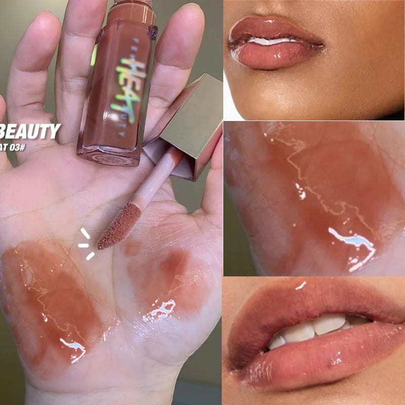 Verhoog je Glans: FB Gloss Bomb Cream Heat High Shine Glitter Lipgloss - Vochtinbrengende Plumper voor Langdurig Weelderige Lippen (9ml)