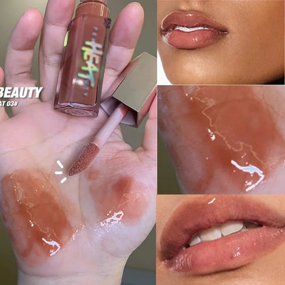 Verhoog je Glans: FB Gloss Bomb Cream Heat High Shine Glitter Lipgloss - Vochtinbrengende Plumper voor Langdurig Weelderige Lippen (9ml)