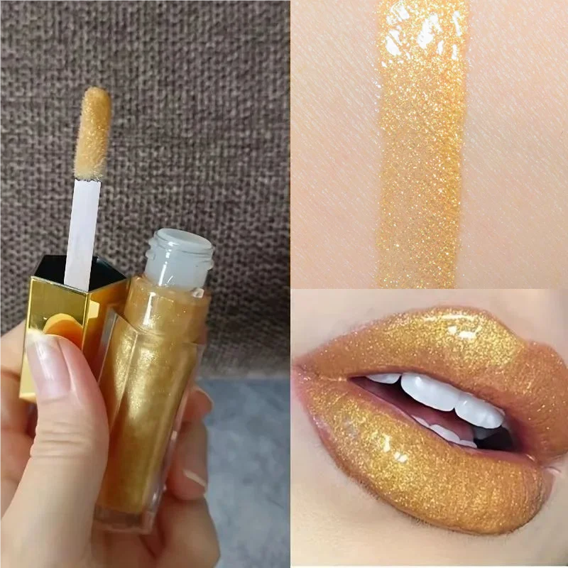 Verhoog je Glans: FB Gloss Bomb Cream Heat High Shine Glitter Lipgloss - Vochtinbrengende Plumper voor Langdurig Weelderige Lippen (9ml)