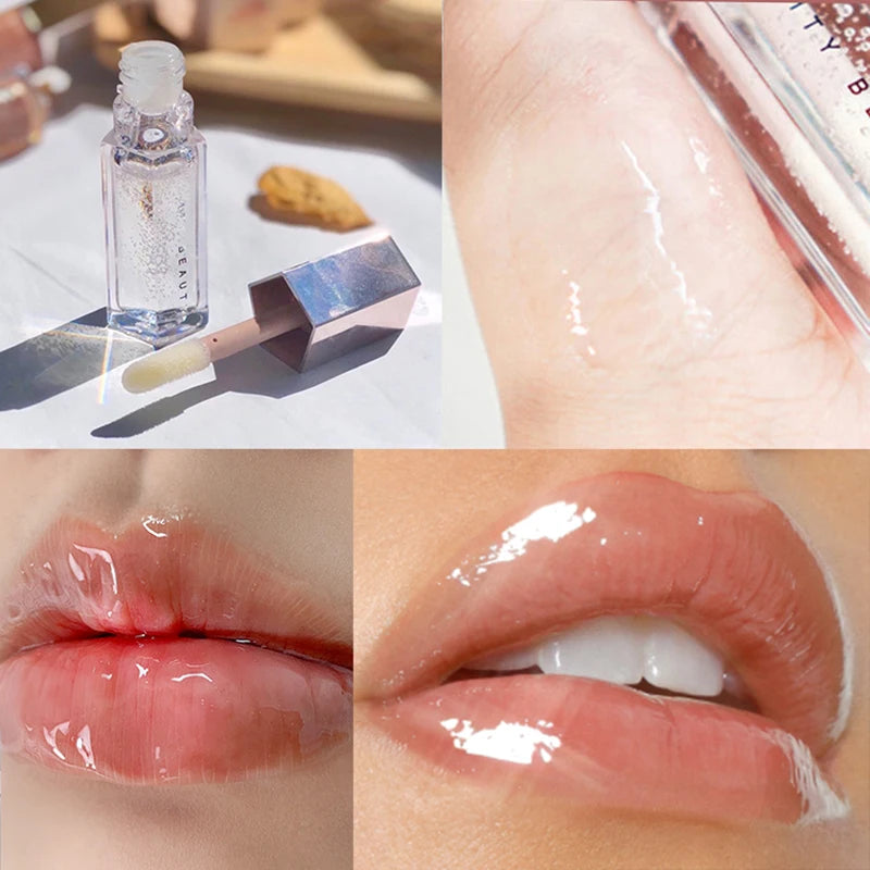 Verhoog je Glans: FB Gloss Bomb Cream Heat High Shine Glitter Lipgloss - Vochtinbrengende Plumper voor Langdurig Weelderige Lippen (9ml)