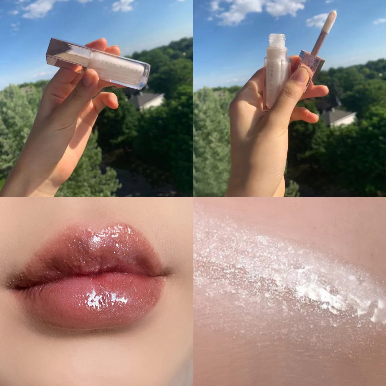 Verhoog je Glans: FB Gloss Bomb Cream Heat High Shine Glitter Lipgloss - Vochtinbrengende Plumper voor Langdurig Weelderige Lippen (9ml)
