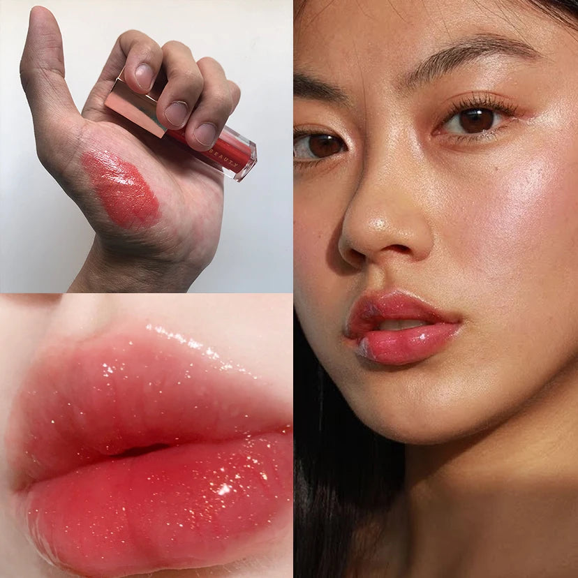 Verhoog je Glans: FB Gloss Bomb Cream Heat High Shine Glitter Lipgloss - Vochtinbrengende Plumper voor Langdurig Weelderige Lippen (9ml)