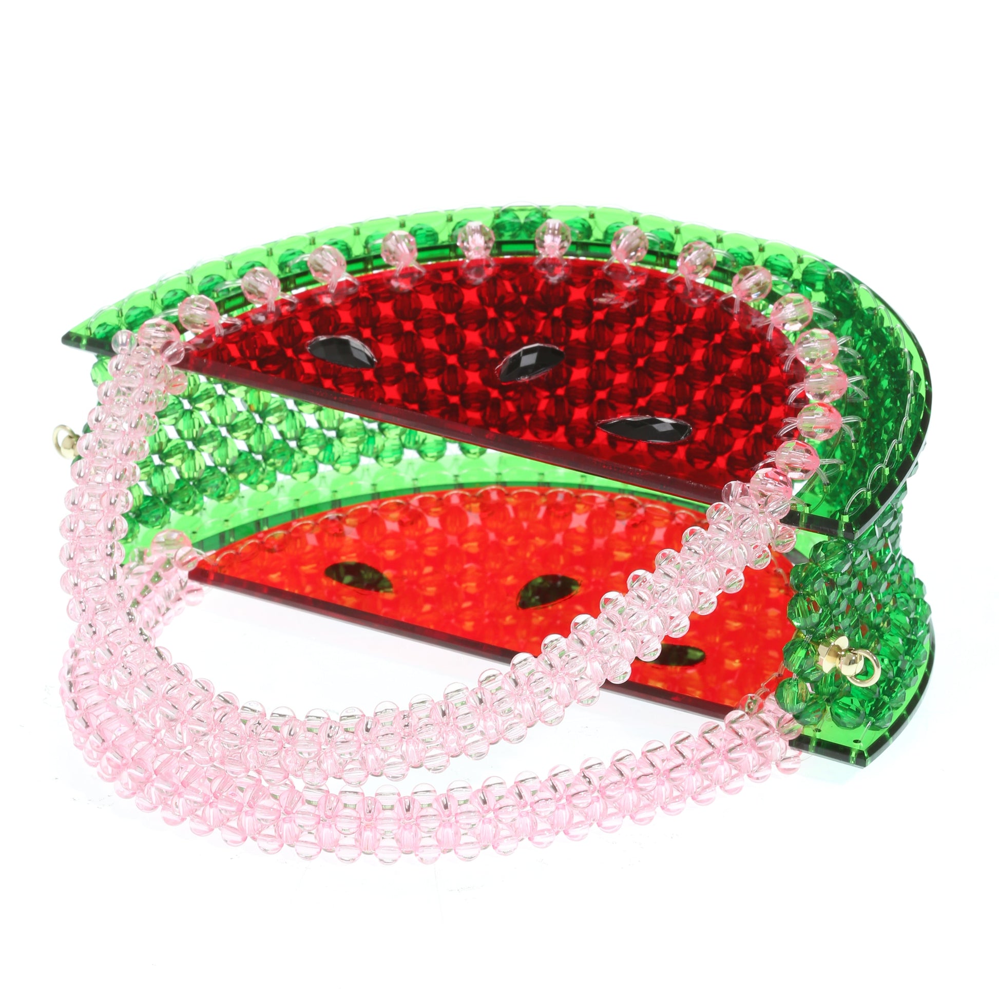Beautify watermelon handbag beaded acrylic bag-2