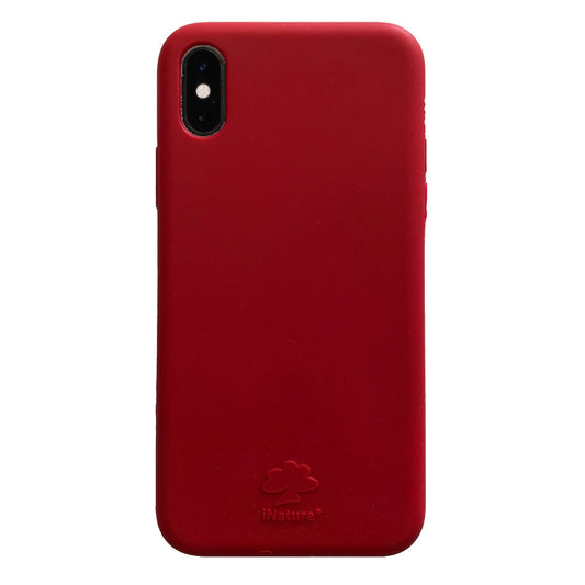 Custodia iNature iPhone X/XS - Rosso Pomodoro-0
