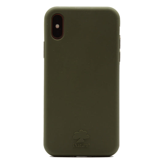Custodia iNature iPhone X/XS - Verde Terra-0