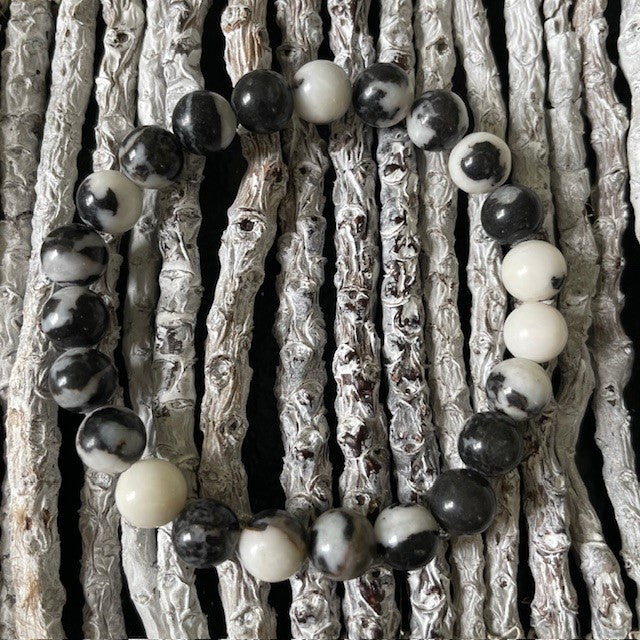 Stylish Zebra Jasper Bracelet