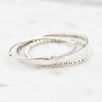 Elegante Glans - Chic Platte Bangle voor Tijdloze Stijl