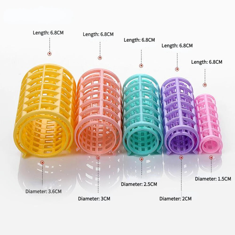 Zorgeloze Hittevrije Haarrollers Set - Maak Prachtige Krullen met Deze Plastic Luie Krullers voor de Wortel Permanent! Perfect voor het Stylen van Pony's!