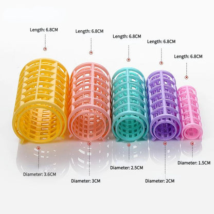 Zorgeloze Hittevrije Haarrollers Set - Maak Prachtige Krullen met Deze Plastic Luie Krullers voor de Wortel Permanent! Perfect voor het Stylen van Pony's!