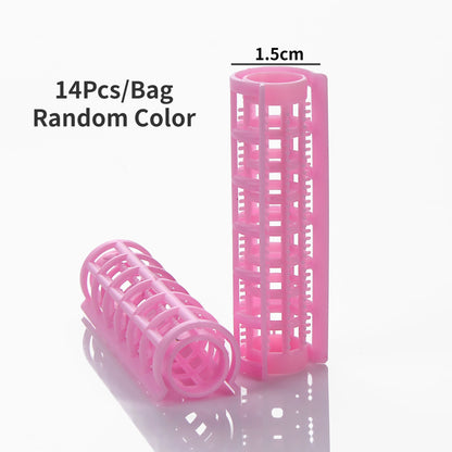 Zorgeloze Hittevrije Haarrollers Set - Maak Prachtige Krullen met Deze Plastic Luie Krullers voor de Wortel Permanent! Perfect voor het Stylen van Pony's!