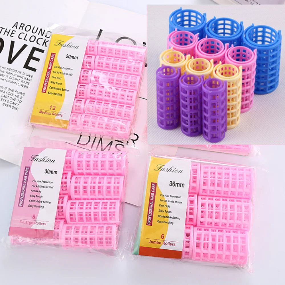 Zorgeloze Hittevrije Haarrollers Set - Maak Prachtige Krullen met Deze Plastic Luie Krullers voor de Wortel Permanent! Perfect voor het Stylen van Pony's!