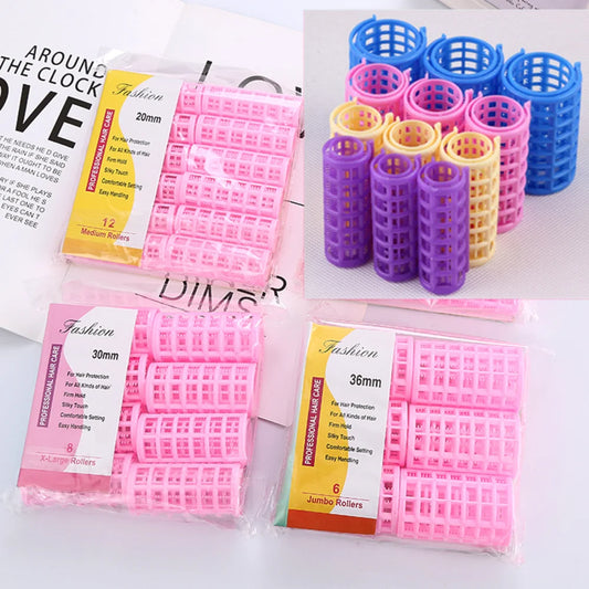 Zorgeloze Hittevrije Haarrollers Set - Maak Prachtige Krullen met Deze Plastic Luie Krullers voor de Wortel Permanent! Perfect voor het Stylen van Pony's!