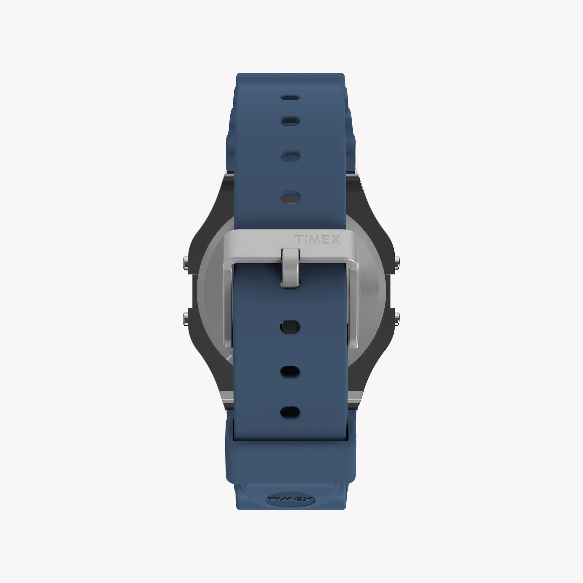 Timex Unisex Silver Tone Blue Lens, Resin Strap | TW2W43900-2