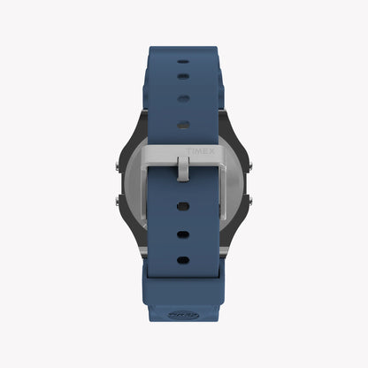 Timex Unisex Silver Tone Blue Lens, Resin Strap | TW2W43900-2