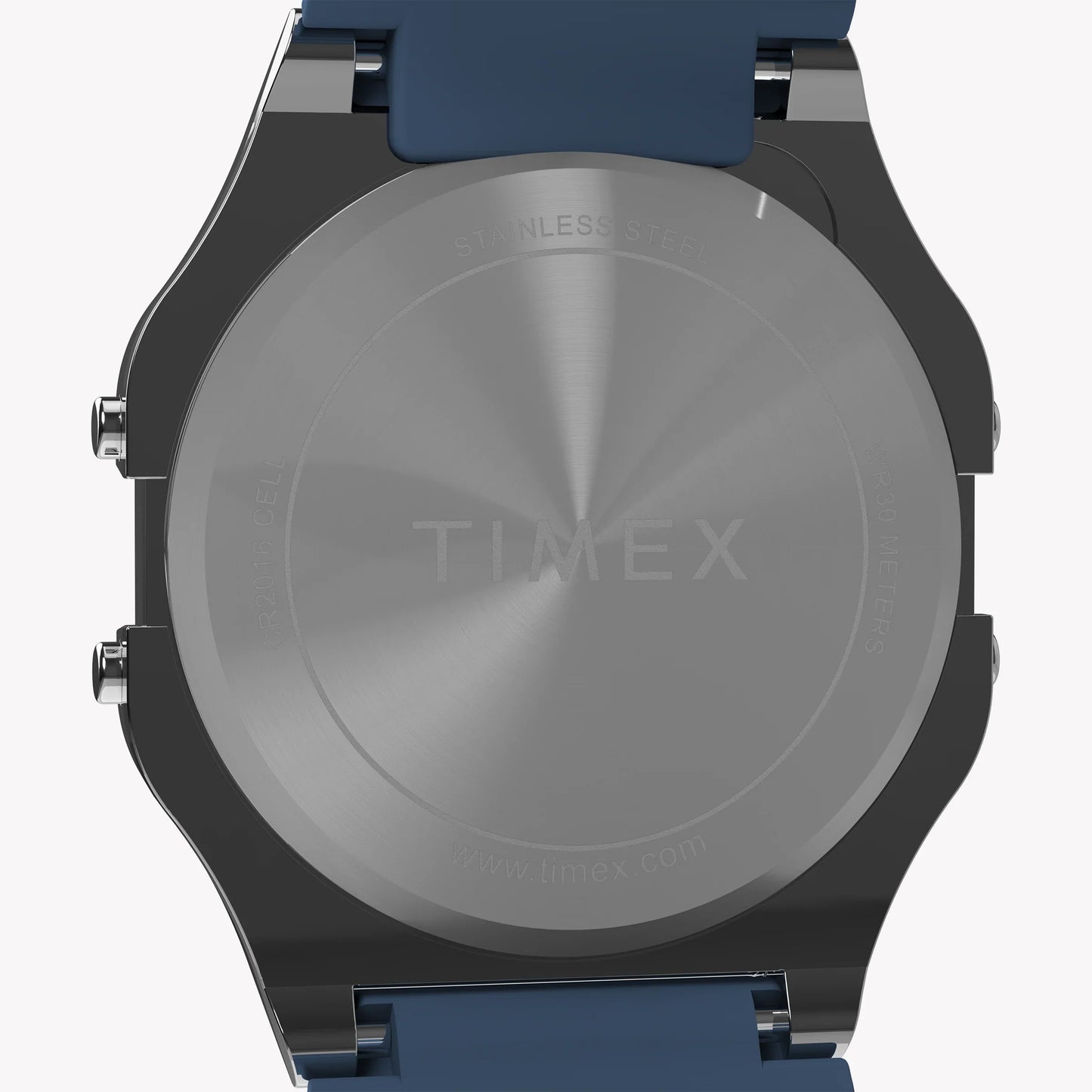 Timex Unisex Silver Tone Blue Lens, Resin Strap | TW2W43900-3