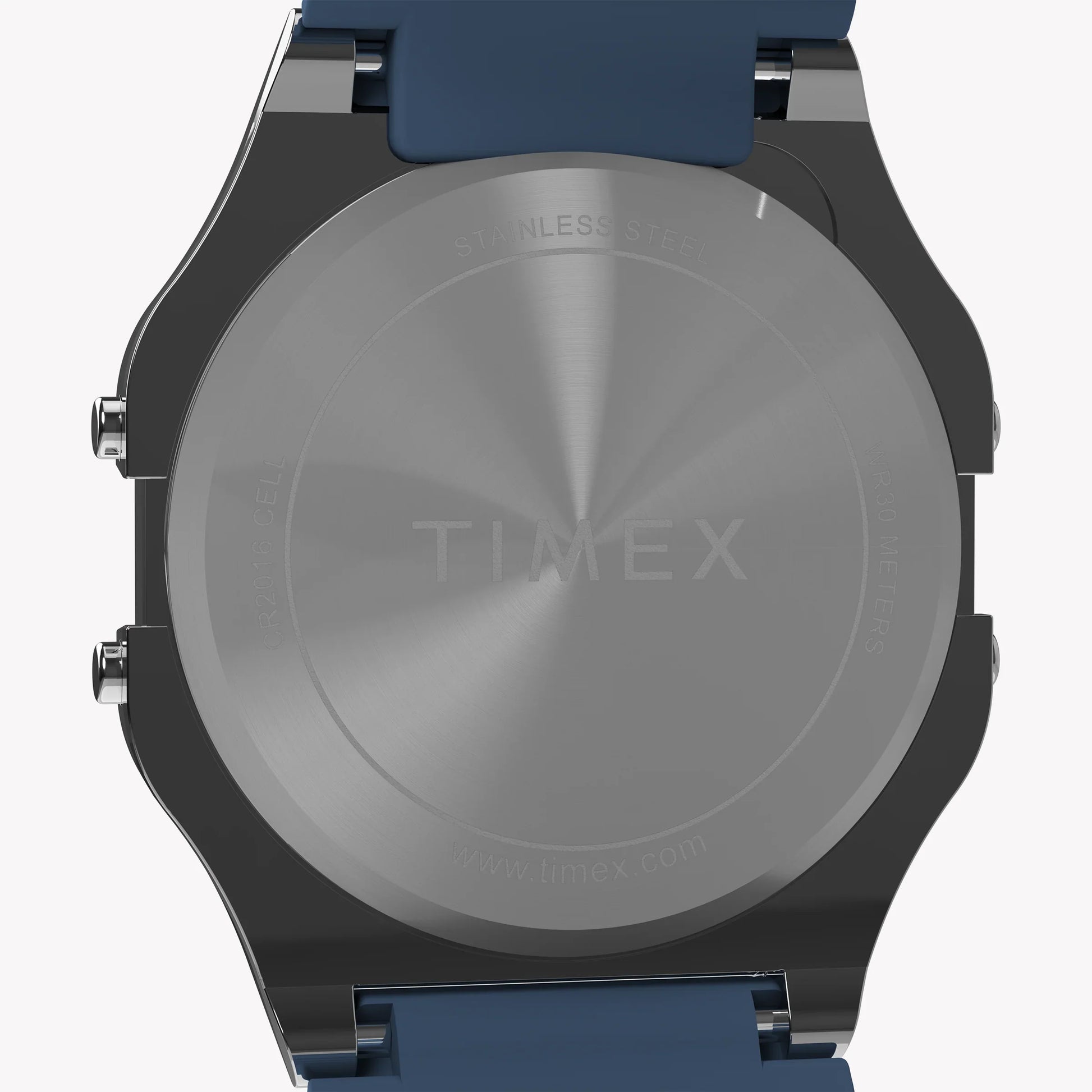 Timex Unisex Silver Tone Blue Lens, Resin Strap | TW2W43900-3