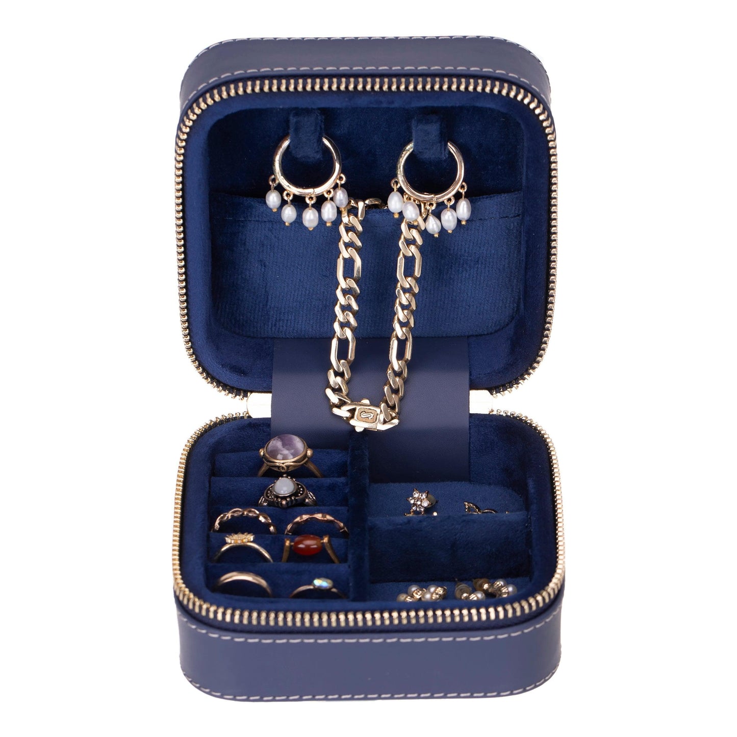 Amanda Leather Jewelry Box-4