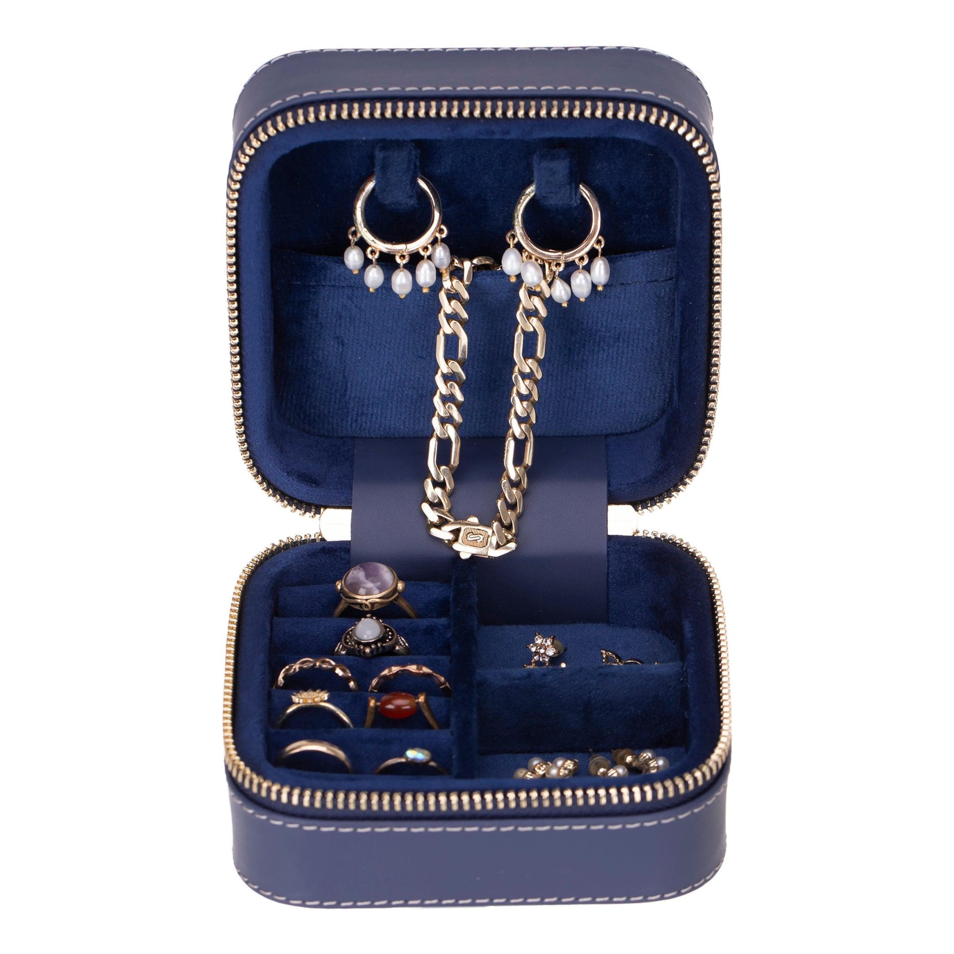Amanda Leather Jewelry Box-4