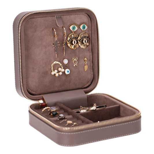 Amanda Leather Jewelry Box-0