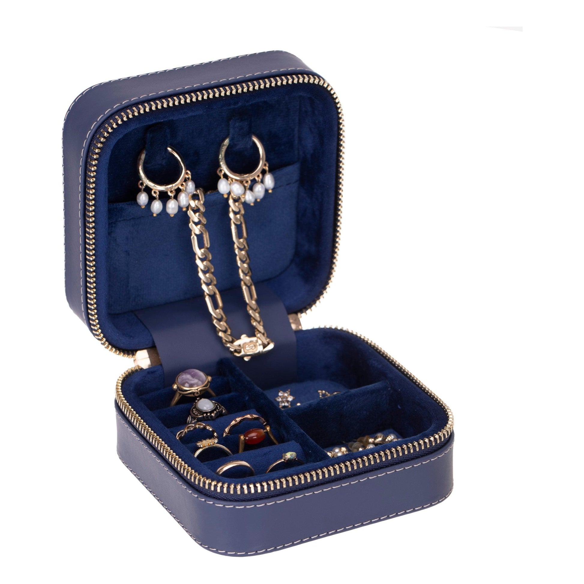 Amanda Leather Jewelry Box-5