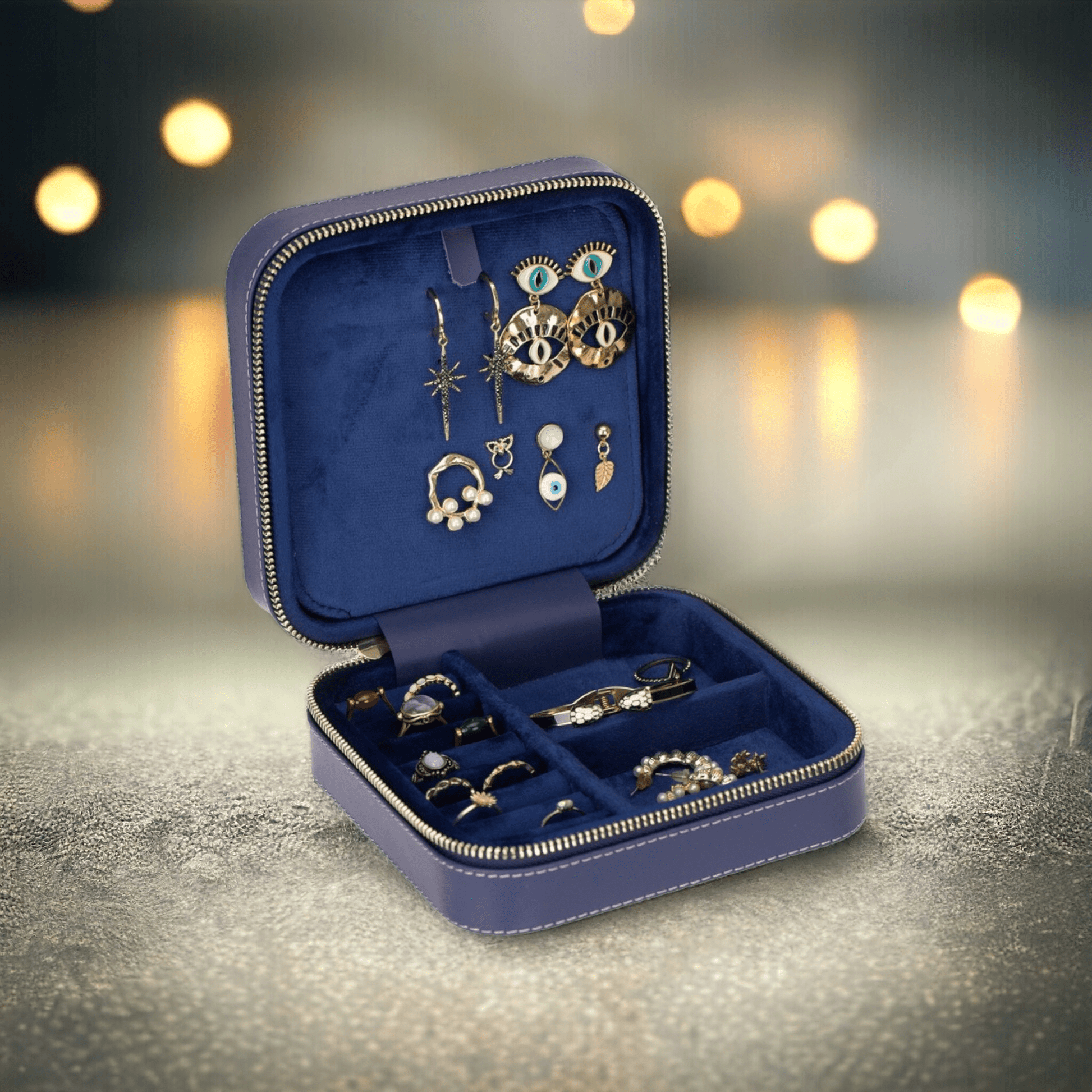 Amanda Leather Jewelry Box-1