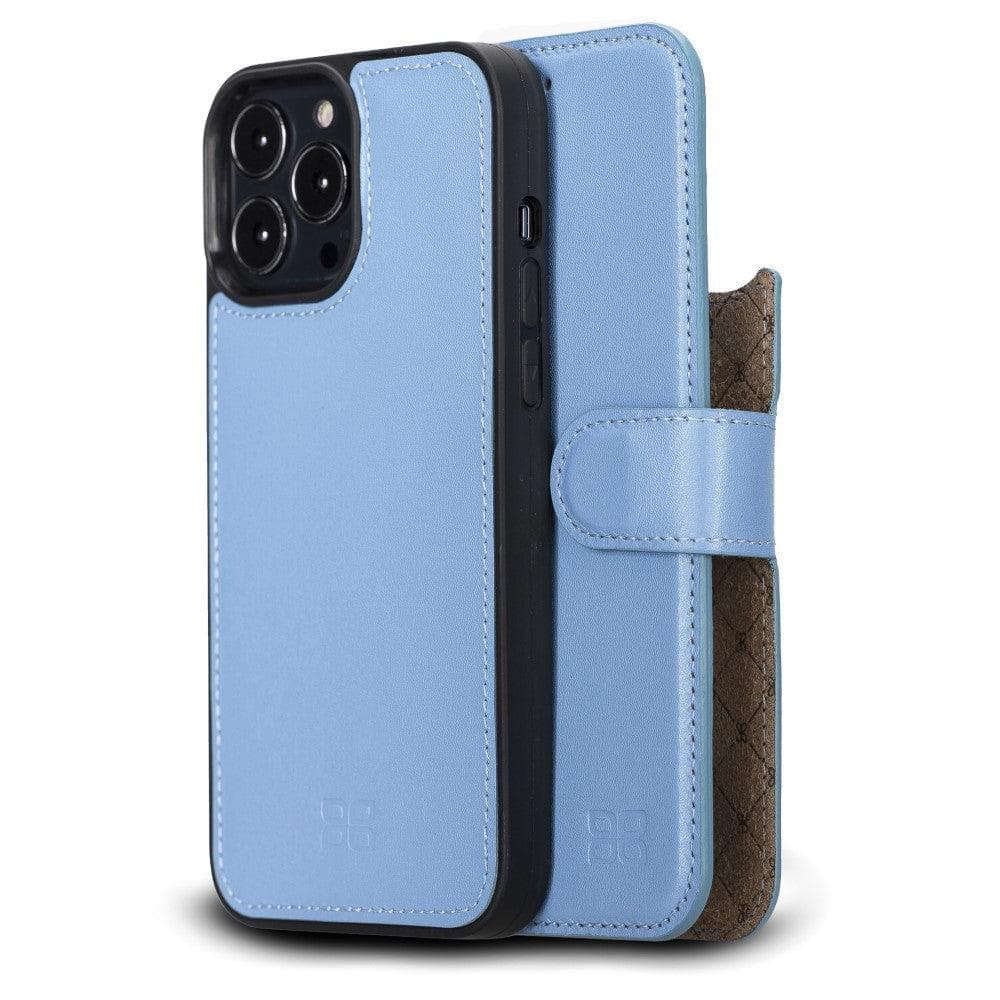 Apple iPhone 13 Series Colorful Detachable Leather Wallet Case - MW-9