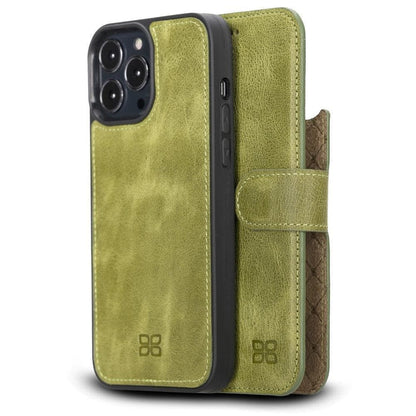 Apple iPhone 13 Series Colorful Detachable Leather Wallet Case - MW-16