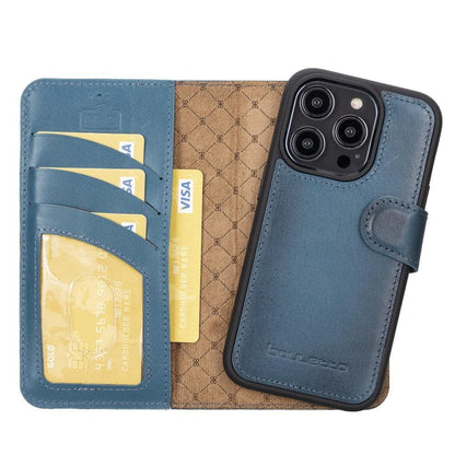 Apple iPhone 14 Series Detachable Leather Wallet Case Colorful - MW-1