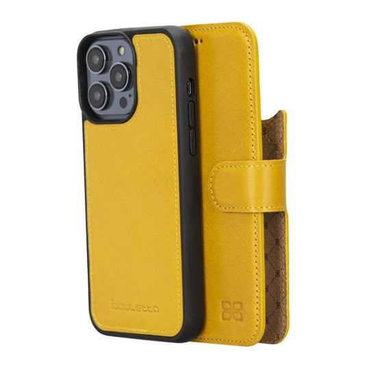 Apple iPhone 14 Series Detachable Leather Wallet Case Colorful - MW-10