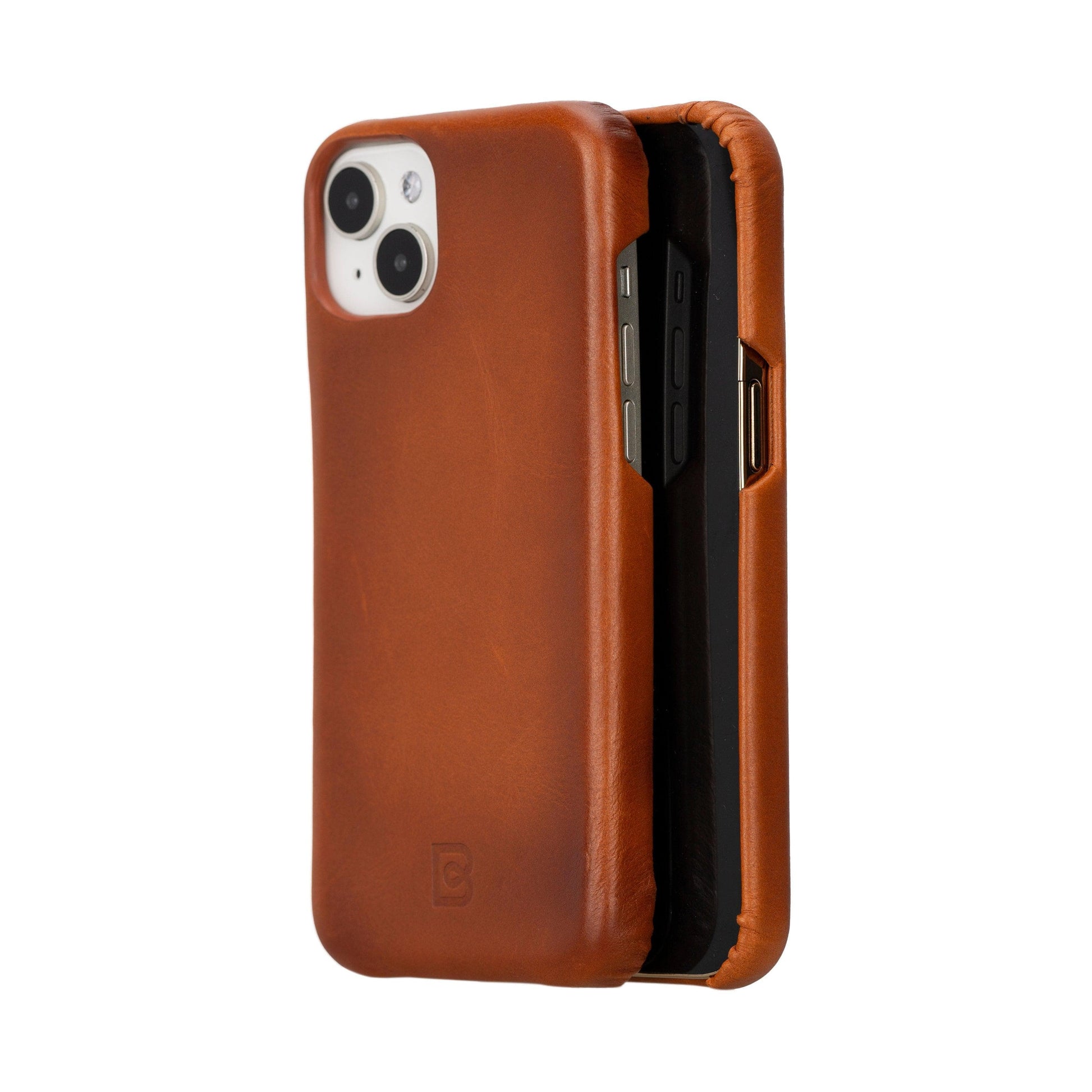 Apple iPhone 15 Series Full Leather Coating Back Cover-17