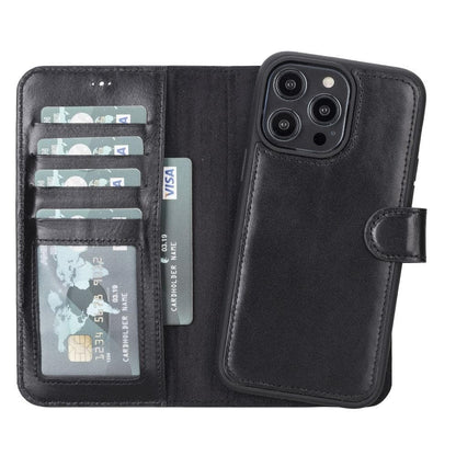 Apple iPhone 14 Series Leather Wallet Case / MWWN - Window Magic-0