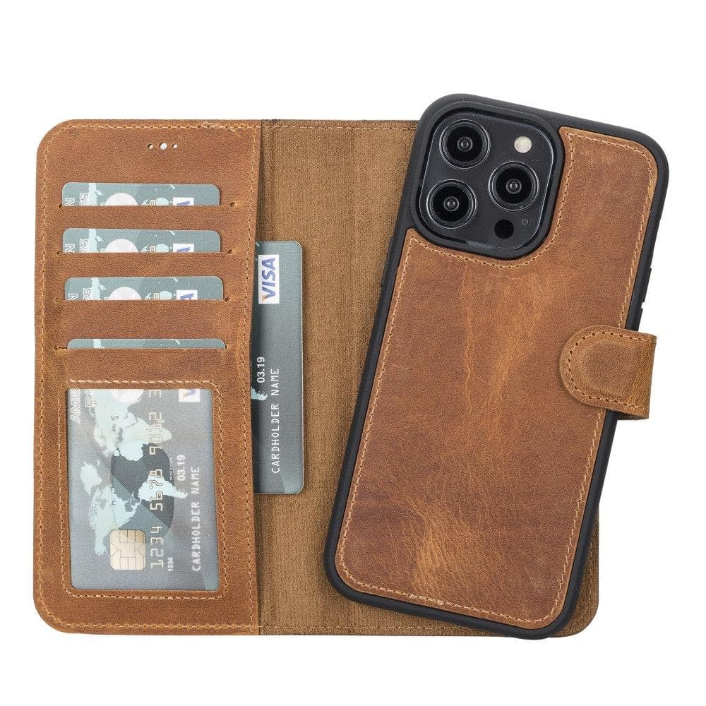 Apple iPhone 14 Series Leather Wallet Case / MWWN - Window Magic-7