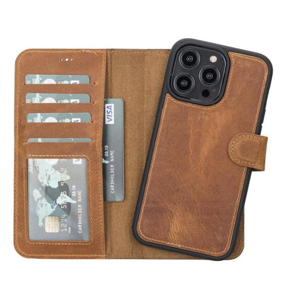 Apple iPhone 14 Series Leather Wallet Case / MWWN - Window Magic-7