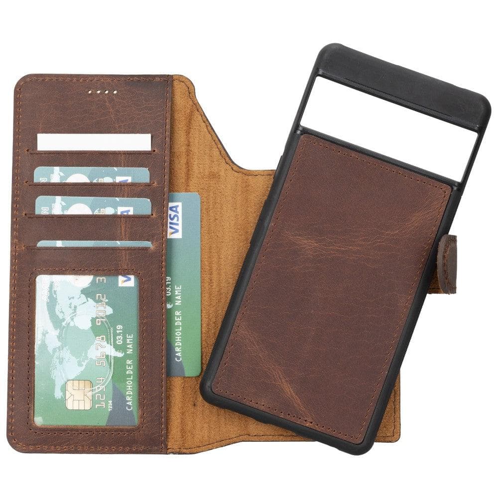 Google Pixel 7 Series Detachble Leather Magic Wallet Case-0