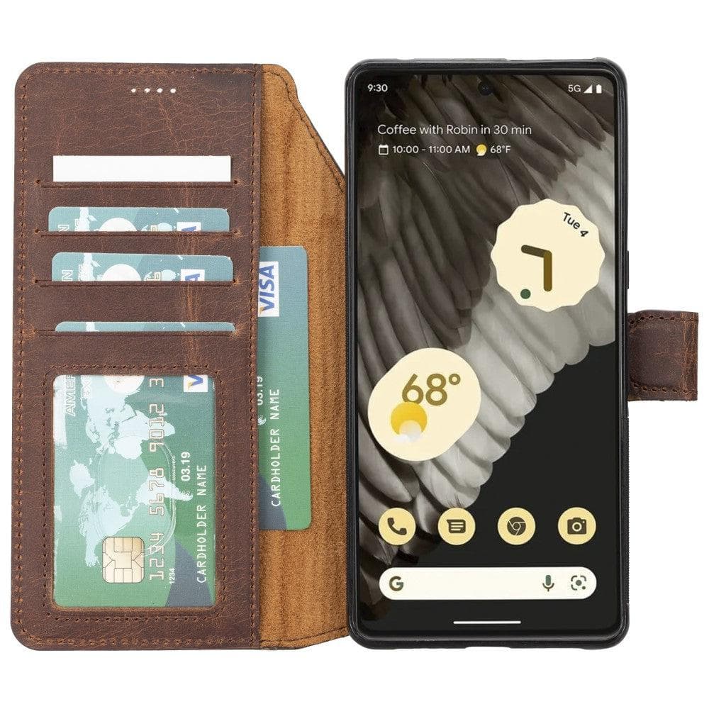 Google Pixel 7 Series Detachble Leather Magic Wallet Case-1