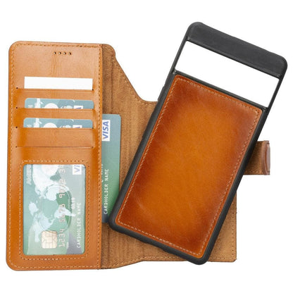 Google Pixel 7 Series Detachble Leather Magic Wallet Case-6