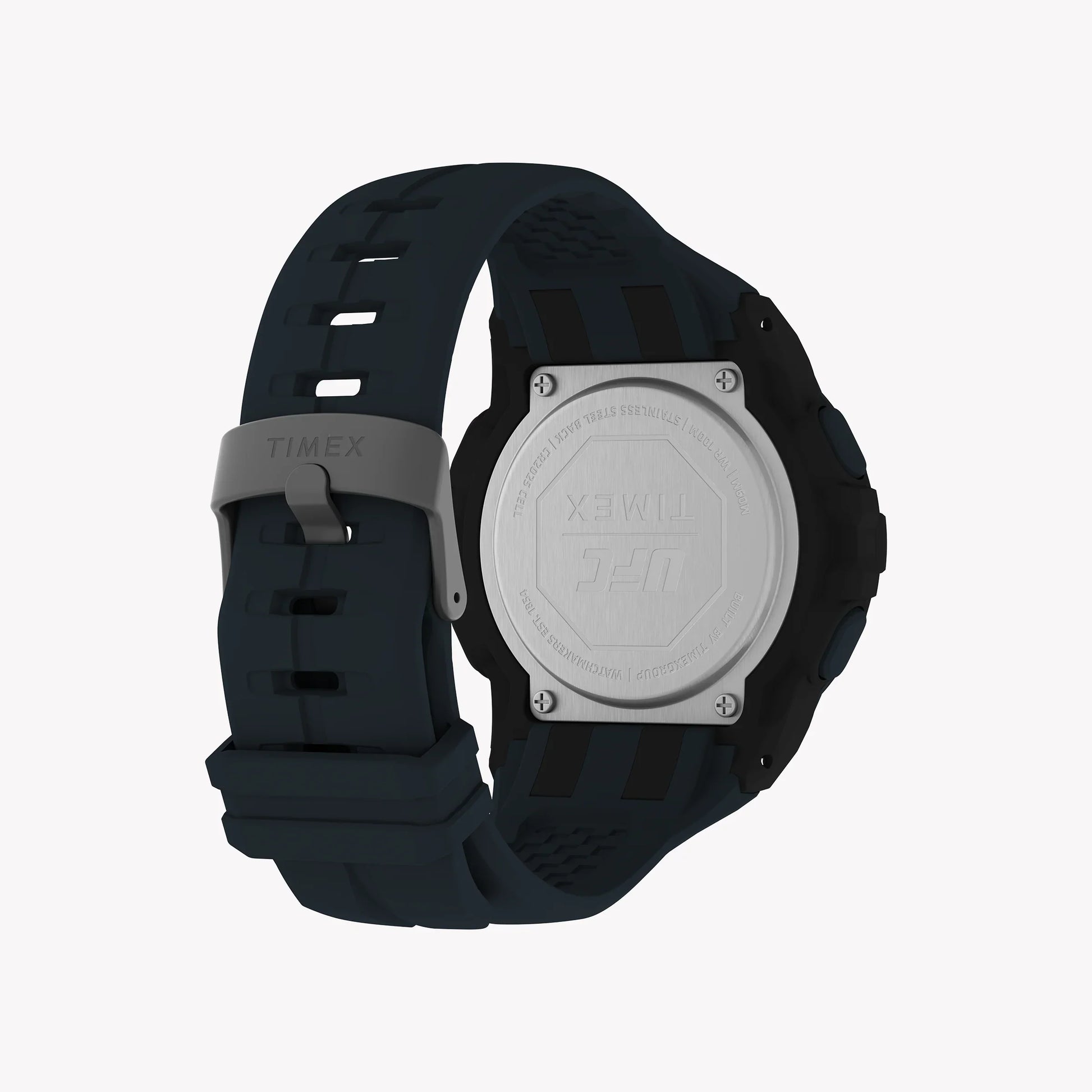 Timex Men's Black Resin Watch, Gray Band | TW5M59300-1