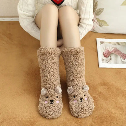 Super Soft Fluffy Bear Socks | Ultimate Comfort Experience