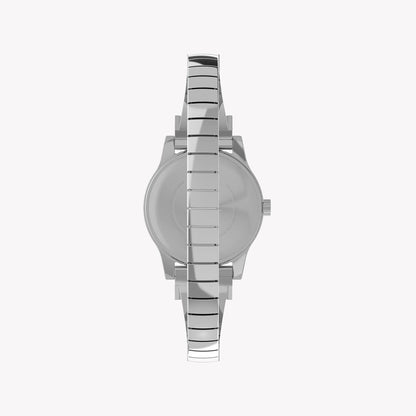 Timex Women's Silver-Tone Case, Chrome/Semi Bangle | TW2W18400-1