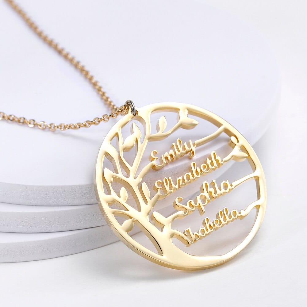 Bemoede Familieboom Ketting - Nueva Nova