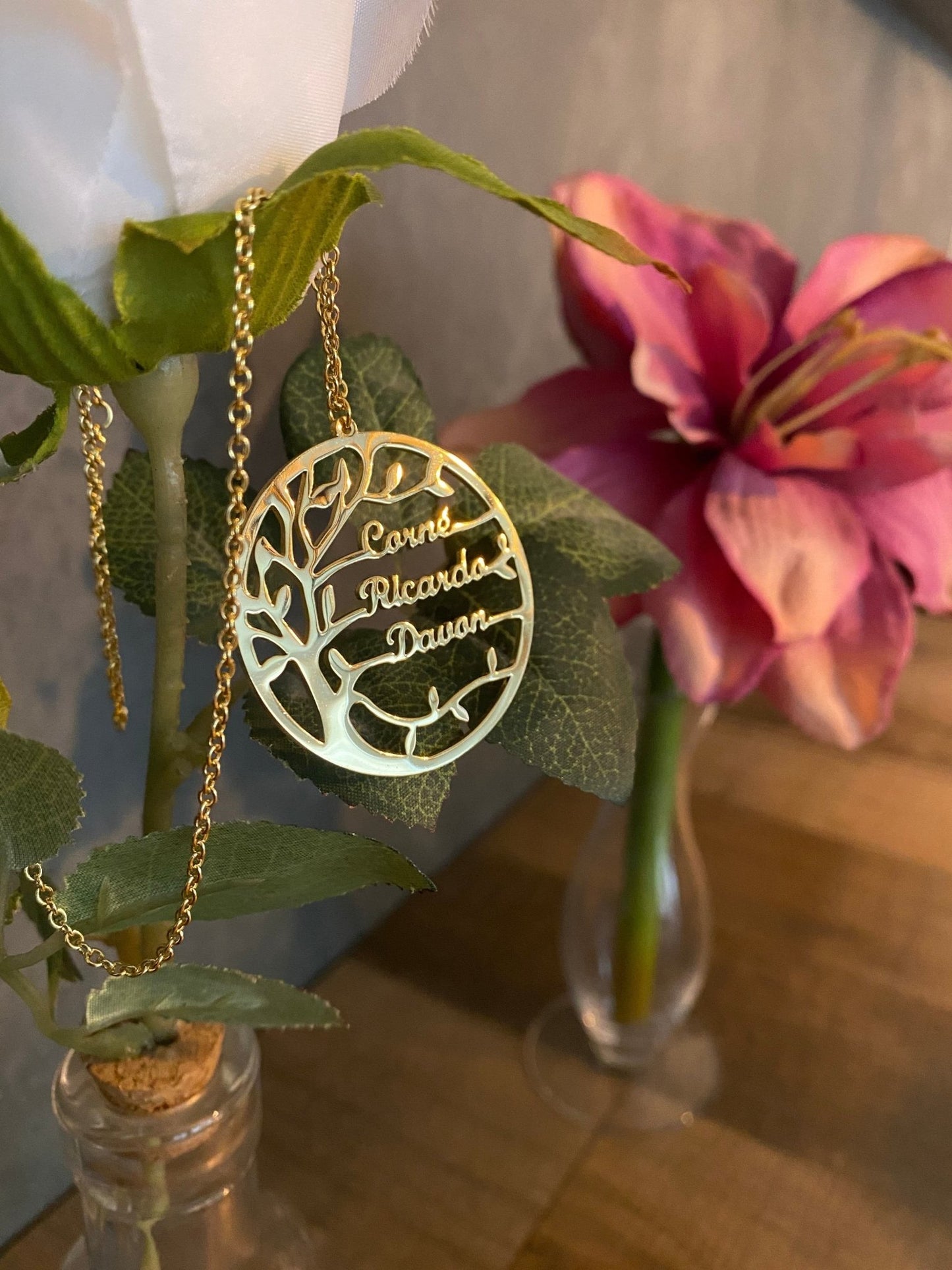 Bemoede Familieboom Ketting - Nueva Nova