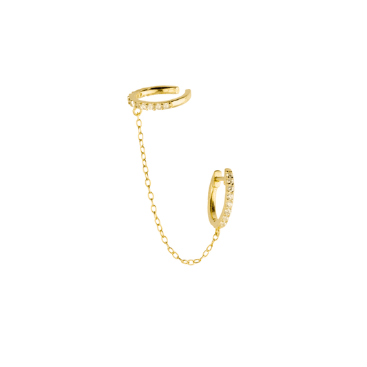 Biffaciale Ohrring mit Earcuff-0