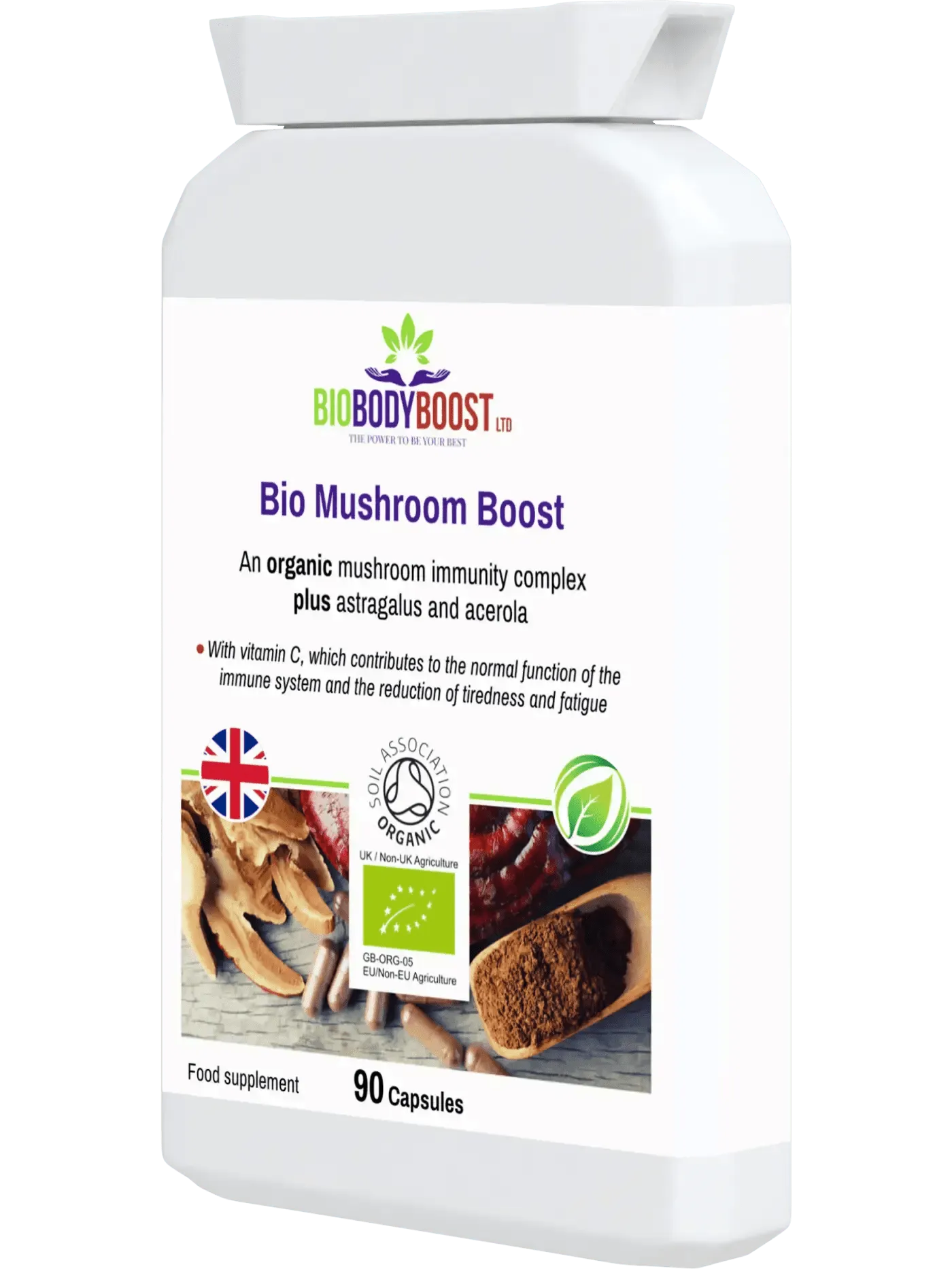 Bio Mushroom Boost - Organic Mushrooms Immunity Blend-2